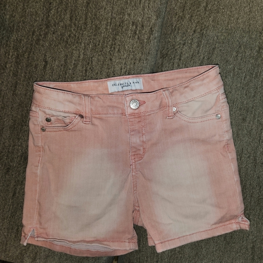 Celebrity Pink Women's Light Pink Jean Shorts
